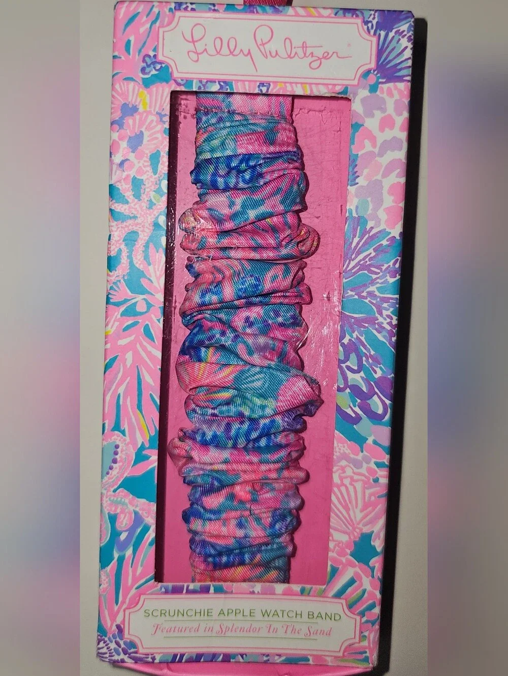 Lilly Pulitzer Scrunchie Apple Watch Band